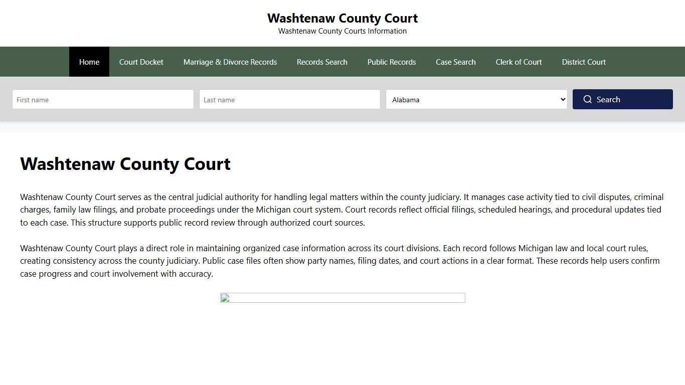 Washtenaw County Court